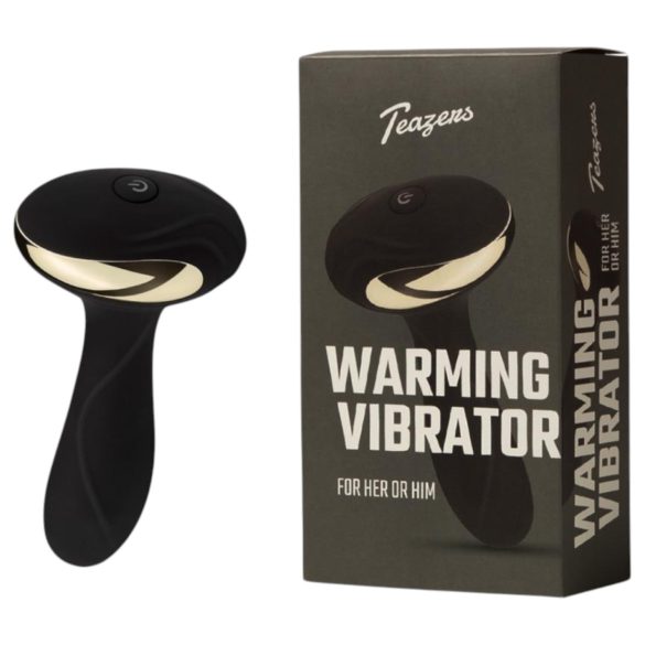 Teazers - vibrador anal con función calentador - silicona negra
