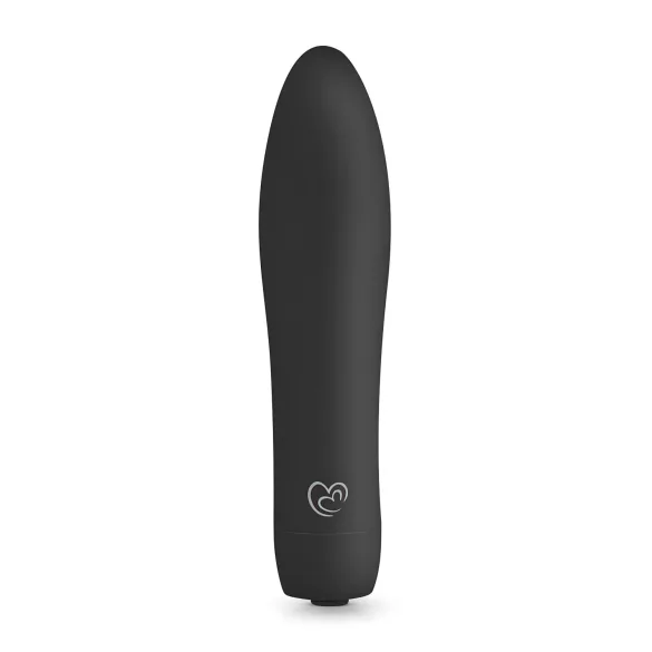 Easytoys - vibrador tipo varita recargable - silicona negra