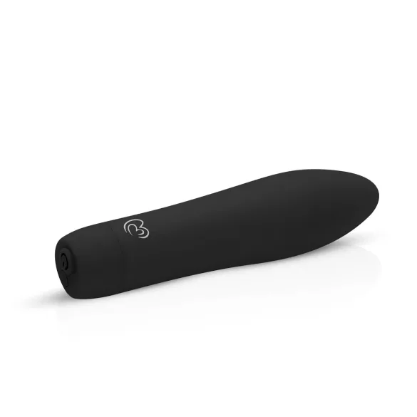 Easytoys - vibrador tipo varita recargable - silicona negra