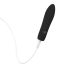 Easytoys Velvet Vibe - vibrador recargable en barra (negro)