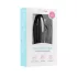 Easytoys - vibrador tipo varita recargable - silicona negra