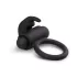 EasyToys Bunny - anillo vibrador para pene - silicona negra