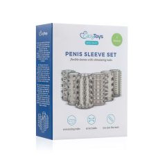   Easytoys - funda para pene - set múltiple - silicona gris (6 unidades)
