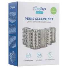   Easytoys - funda para pene - set múltiple - silicona gris (6 unidades)