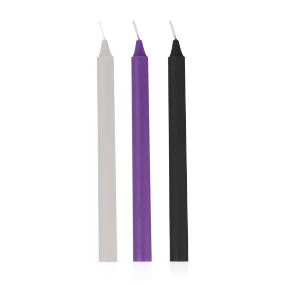 Sensual Hot Wax - Set de velas para cuerpo BDSM - cera caliente (3 piezas)