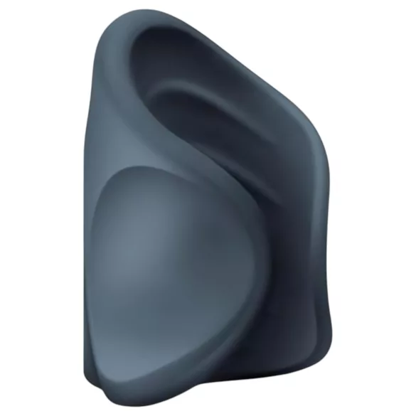 Boners - masturbador abierto recargable vibrador - silicona gris
