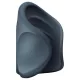 Boners - masturbador abierto recargable vibrador - silicona gris