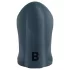 Boners - masturbador abierto recargable vibrador - silicona gris