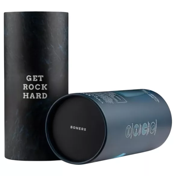 Boners - masturbador vibrador recargable - silicona gris