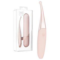   Senzi - vibrador recargable impermeable para clítoris - silicona rosa
