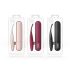 Senzi - vibrador clitorial recargable y resistente al agua (rosa)