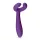 Easytoys Couple - vibrador para pareja recargable e impermeable - lila