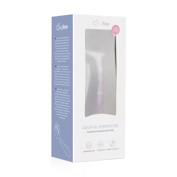 Easytoys Couple - vibrador para pareja recargable e impermeable - lila