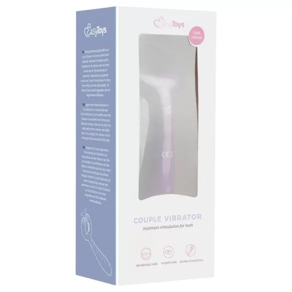 Easytoys Couple - vibrador para pareja recargable e impermeable - lila