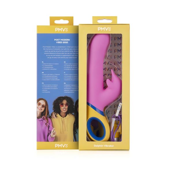 PMV20 Copy Dolphin - vibrador rotativo con estimulador de clítoris