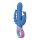 PMV20 Vice Double - vibrador triple rotatorio - silicona azul