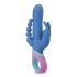 PMV20 Vice Double - vibrador triple rotatorio - silicona azul