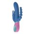 PMV20 Vice Double - vibrador triple rotatorio - silicona azul