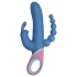 PMV20 Vice Double - vibrador triple rotatorio - silicona azul
