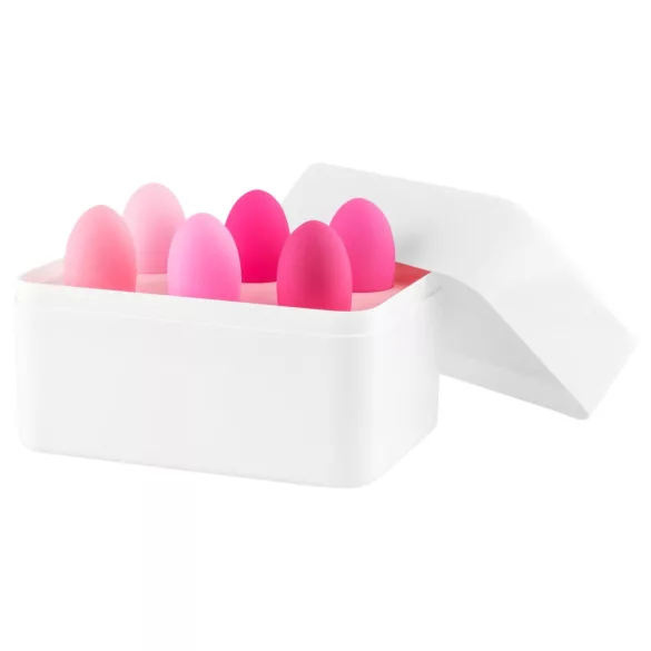 Teazers - set de bolas kegel 6 unidades - silicona rosa