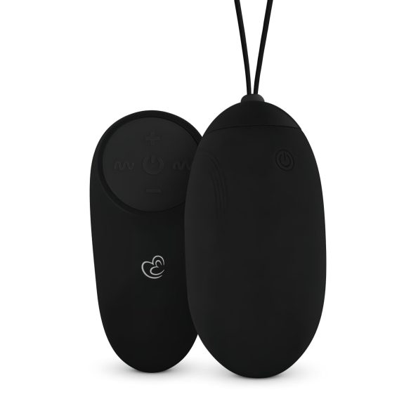 Easytoys - Huevo vibrador inalámbrico recargable y resistente al agua (negro)