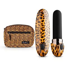  Panthra Asha - vibrador de labios recargable (leopardo-negro)