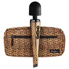   Panthra Shaka Wand - vibrador masajeador recargable - leopardo negro