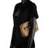 Panthra Shaka Wand - Masajeador Vibrador Recargable (Leopardo-Negro)