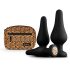 Panthra Kesia - Set de plugs anales de silicona (3 piezas) - negro