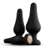 Panthra Kesia - set plug anal de silicona (3 piezas) - negro