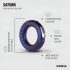 Hueman Saturno - Anillo vibrador recargable e impermeable (púrpura)
