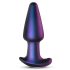 Meteorito Hueman - Vibrador anal giratorio con cuentas y radio (púrpura)