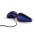 Meteorito Hueman - Vibrador anal giratorio con cuentas y radio (púrpura)