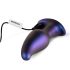 Hueman Asteroid - Vibrador anal rotativo con cuentas (morado)
