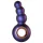 Hueman Outer Space - vibrador anal recargable con perlas - silicona lila