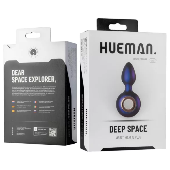 Hueman Deep Space - Vibrador anal recargable - silicona lila