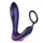 Hueman Black Hole - vibrador anal con control remoto y anillo para pene - lila