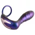 Hueman Black Hole - vibrador anal con control remoto y anillo para el pene (morado)