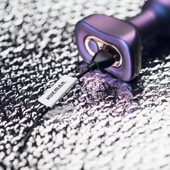 Hueman Space Force - vibrador anal impulsor impermeable - silicona lila