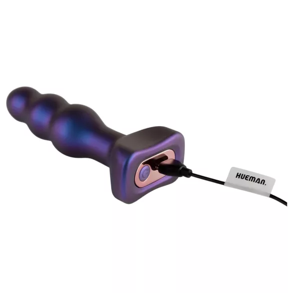 Hueman Space Inveder - vibrador anal recargable (morado)
