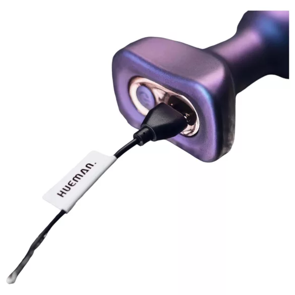 Hueman Space Inveder - vibrador anal recargable (morado)