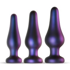  Hueman Comets - plug anal de silicona - set de 3 piezas - lila