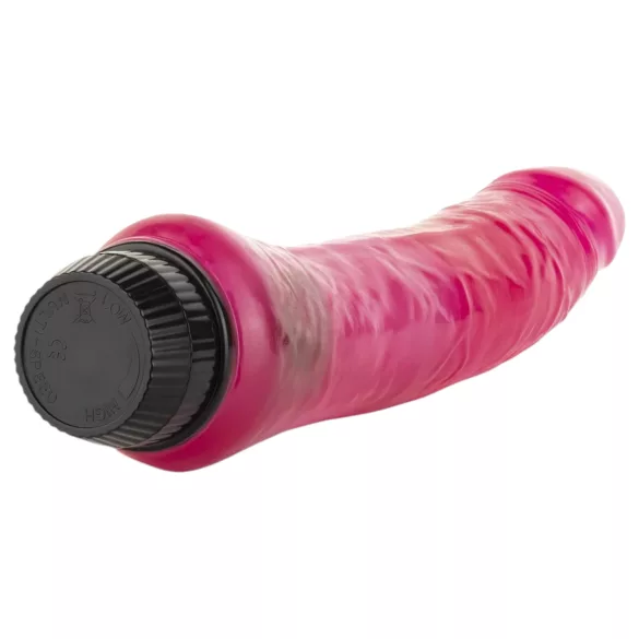 Easytoys Jelly Passion - consolador realista vibrador - silicona rosa