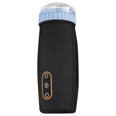   CRUIZR CM05 - masturbador automático impulsor y succión - silicona negro azul