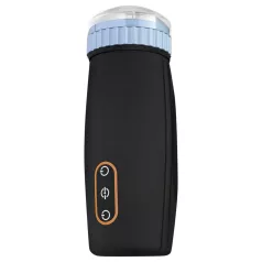   CRUIZR CM05 - masturbador automático impulsor y succión - silicona negro azul