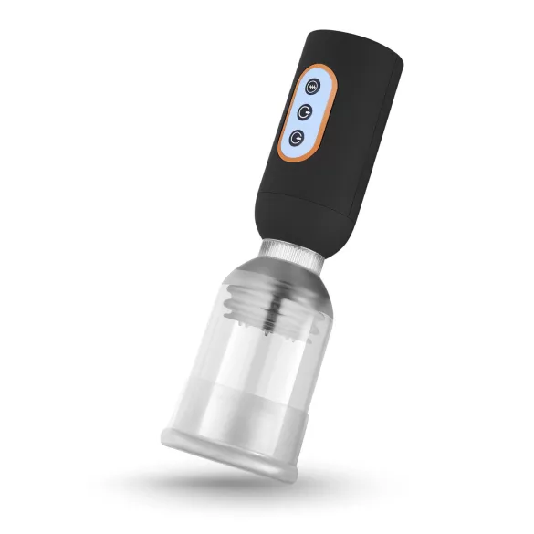 CRUIZR CS07 - bomba de vacío para pene vibradora recargable - negro transparente
