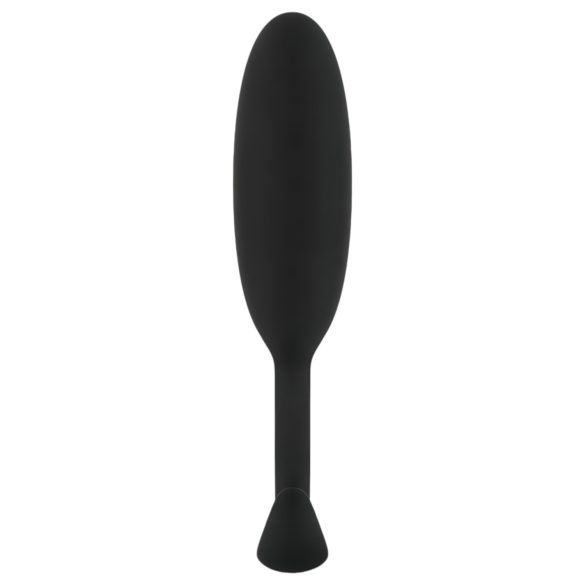 Easytoys - plug anal pequeño - 54g - silicona negra