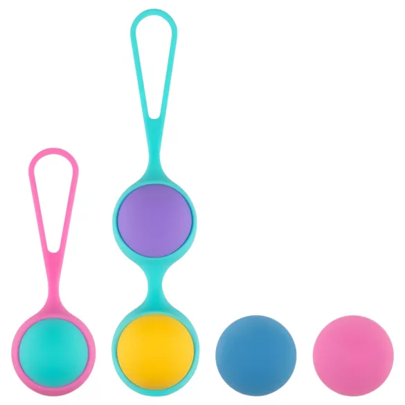 PMV20 Vita - bolas Kegel ajustables - set multicolor