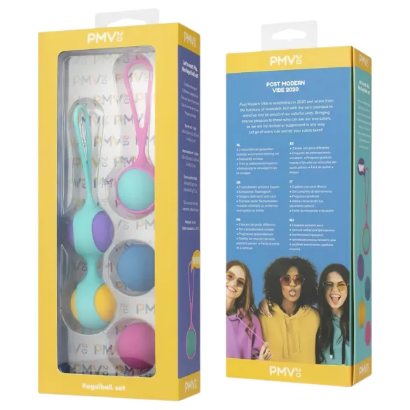 PMV20 Vita - bolas Kegel ajustables - set multicolor