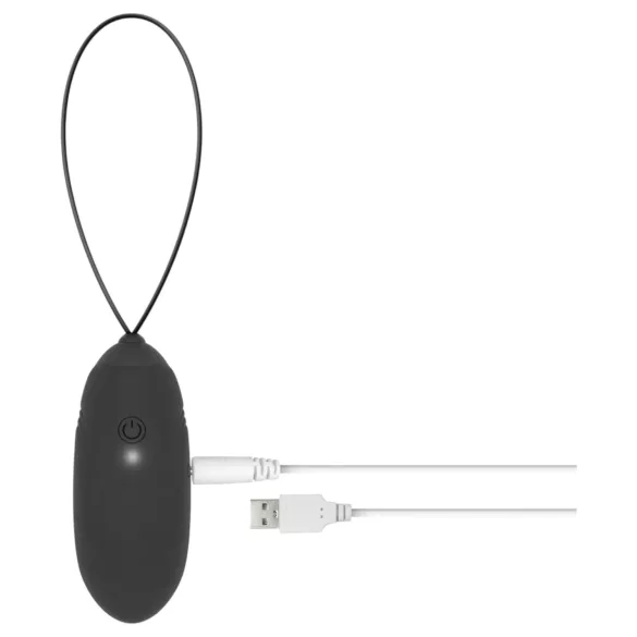 LUV EGG - huevo vibrador recargable control remoto - silicona negra